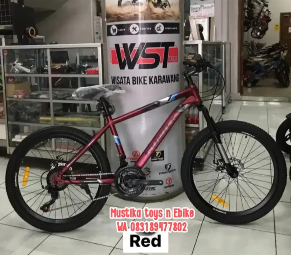 Sepeda Gunung MTB Rubick berkualitas uk24 26 sudah 3x7speed