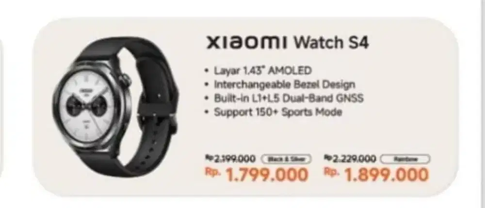 XIAOMI WATCH S4