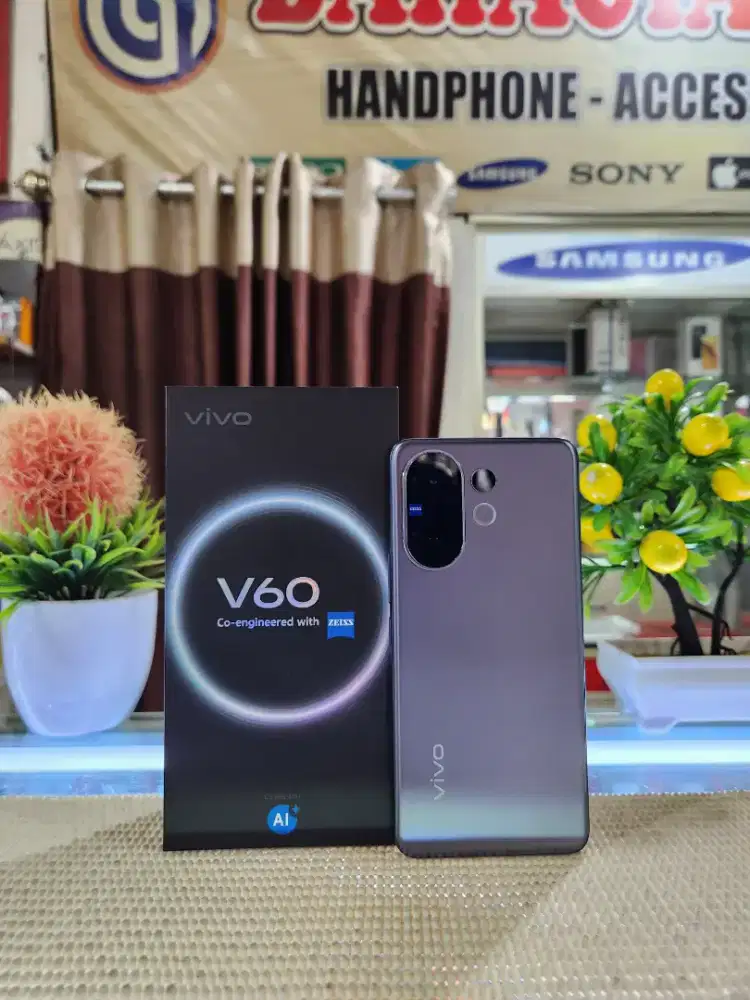 Vivo V60 5G Ram 8+8Gb/ 256Gb Fullset Mulus Ori 100% Like New Brgaransi