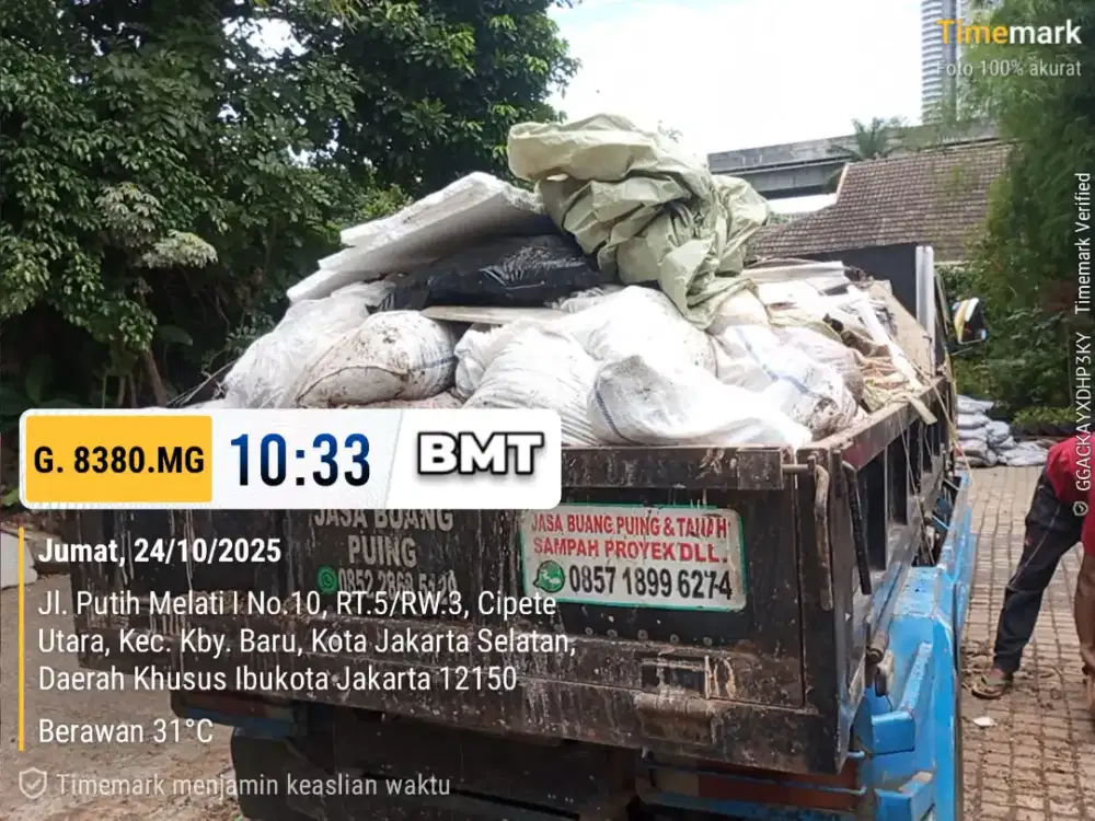 Jasa buang puing dan tanah