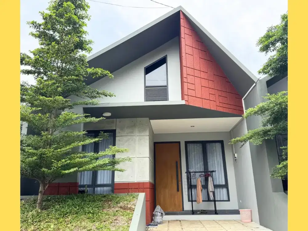 Rumah Bata Merah di Cibinong! 3 Jutaan Desain Renyah