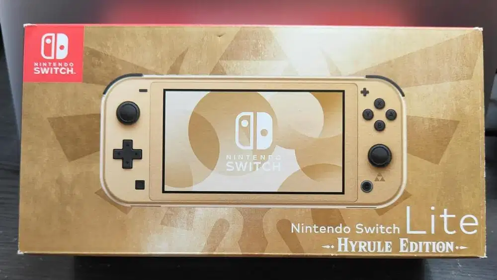 nintendo switch lite hyrule zelda gold edition new