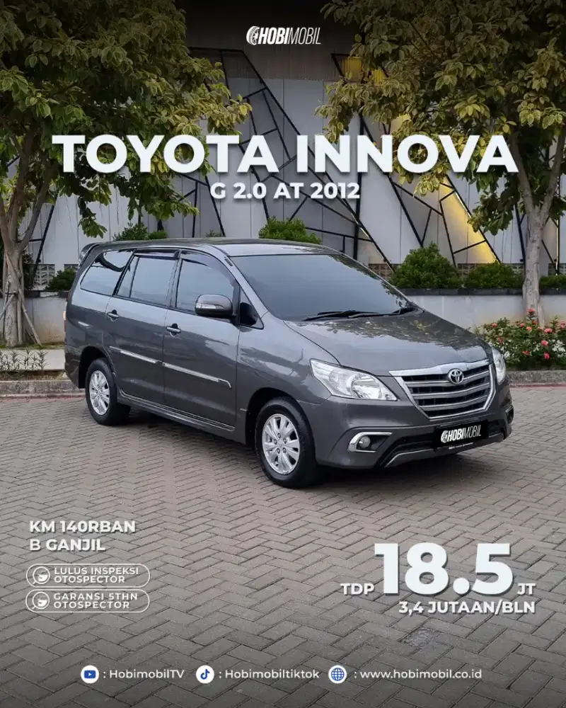 (garansi mesin 1th) Kijang Innova G 2.0 at 2012