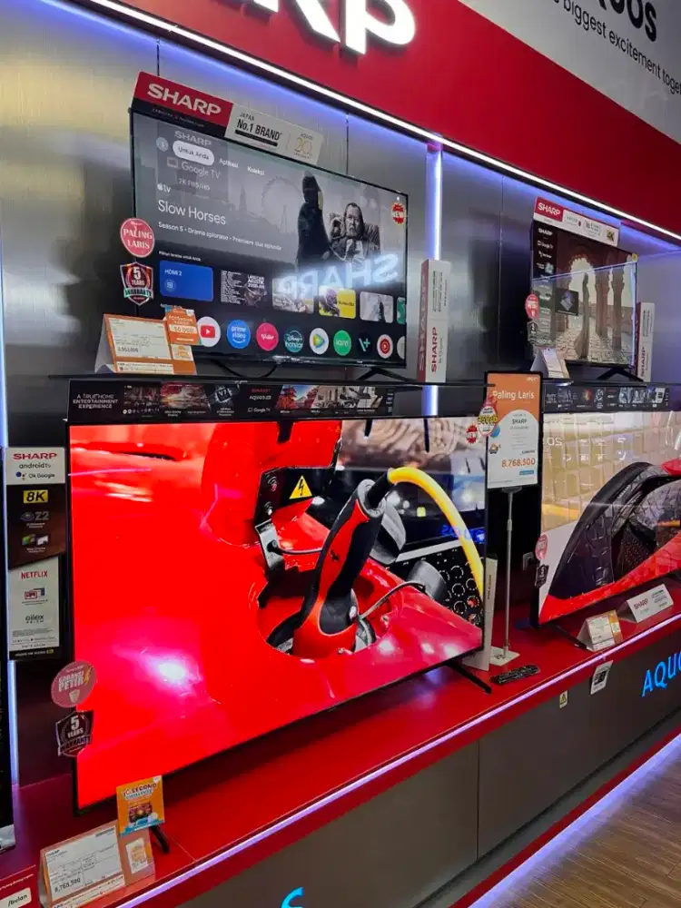 SHARP GOOGLE TV CICILAN BUNGA 0% PROMO TERBATAS!!