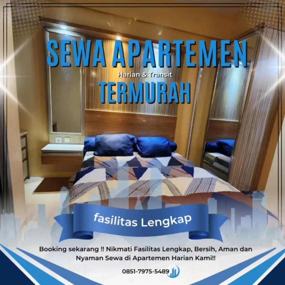 SEWA APARTEMEN TANGERANG SPRINGWOOD RESIDENCE HARIAN/TRANSIT TERMURAH