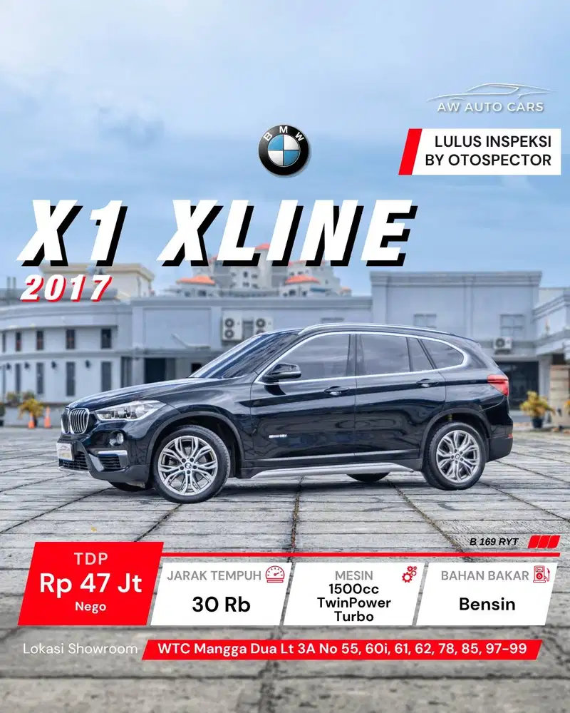 [TDP 47 JT] BMW X1 xLine Panoramic 2017 mdl 2018 non digital 2019
