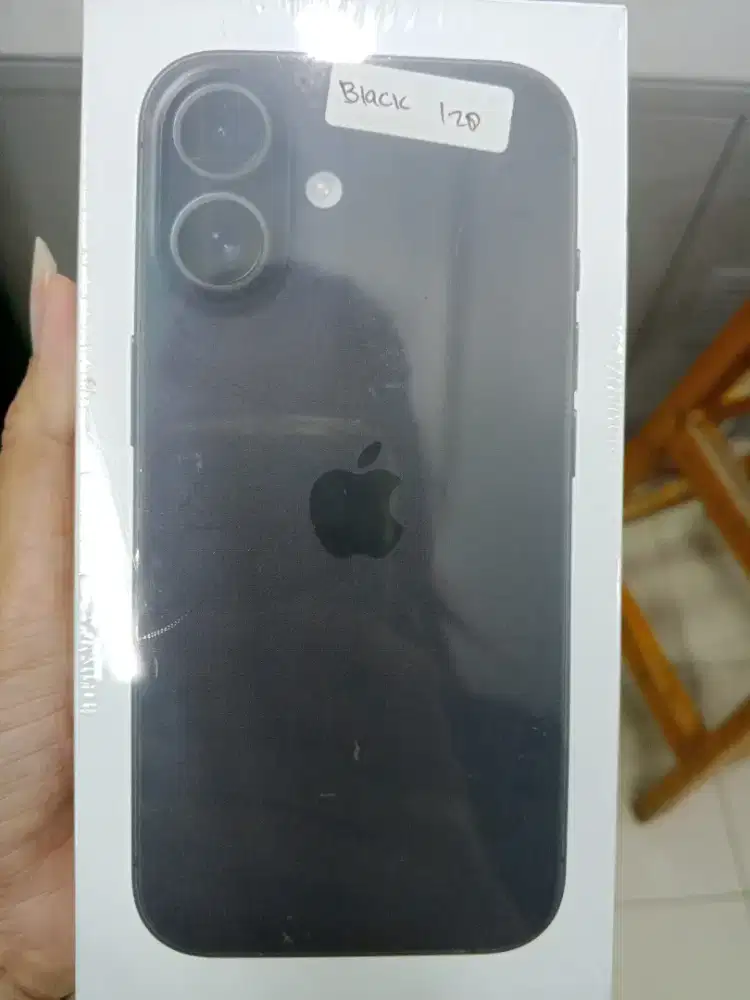 IPHONE 16 128 , BLACK, NEW