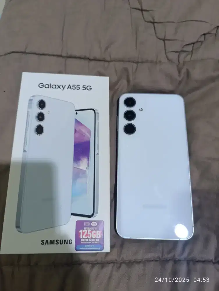 SAMSUNG A55 8 256 bekas pemakaian pribadi