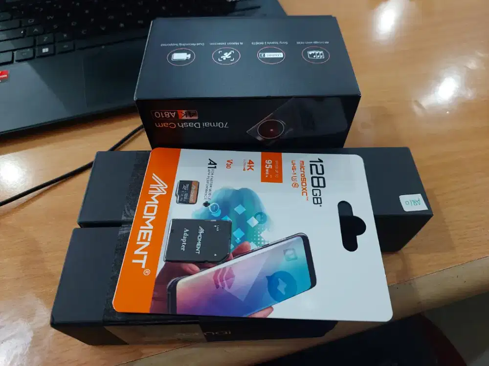 70mai Dash cam 4k A810 , depan belakang