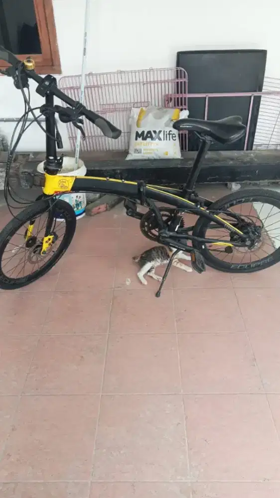 Sepeda lipat ecosmo Z9 bike to work