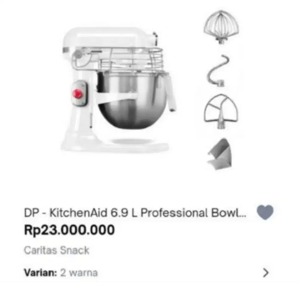 kitchenAid 6,9 L professional bowl
