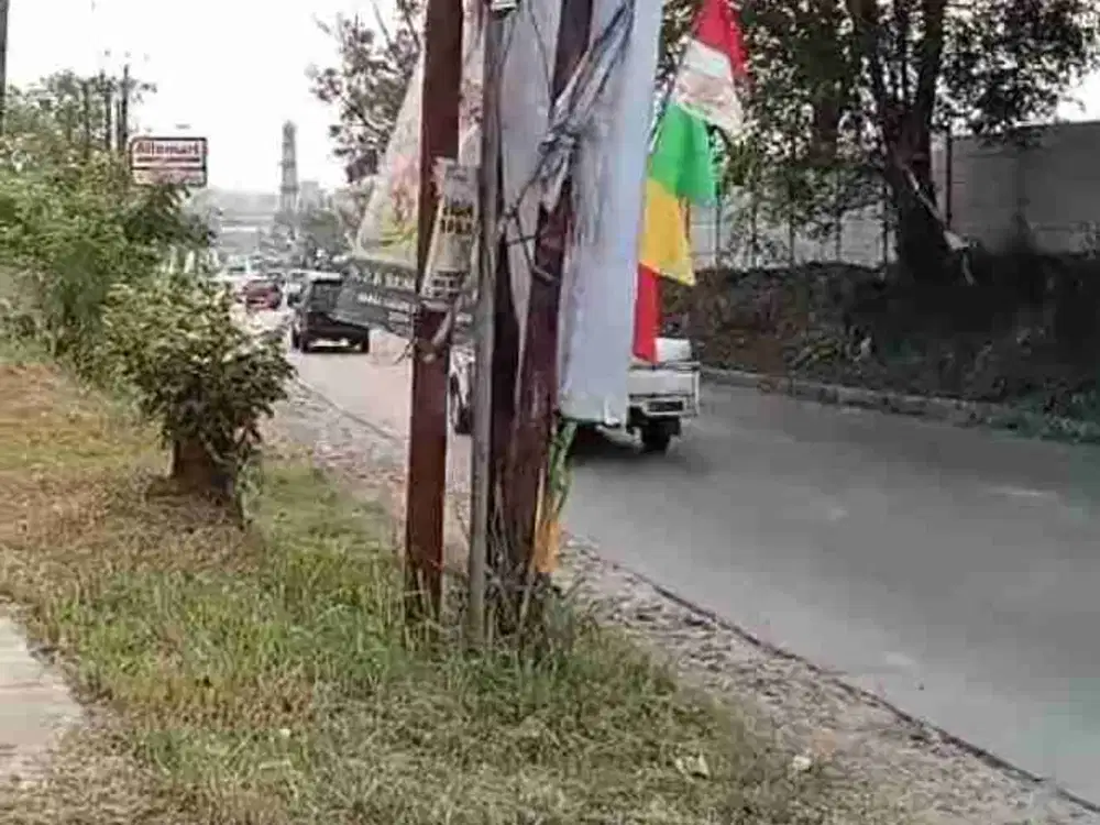 Dijual tanah jalan raya pemuda gunung sindur