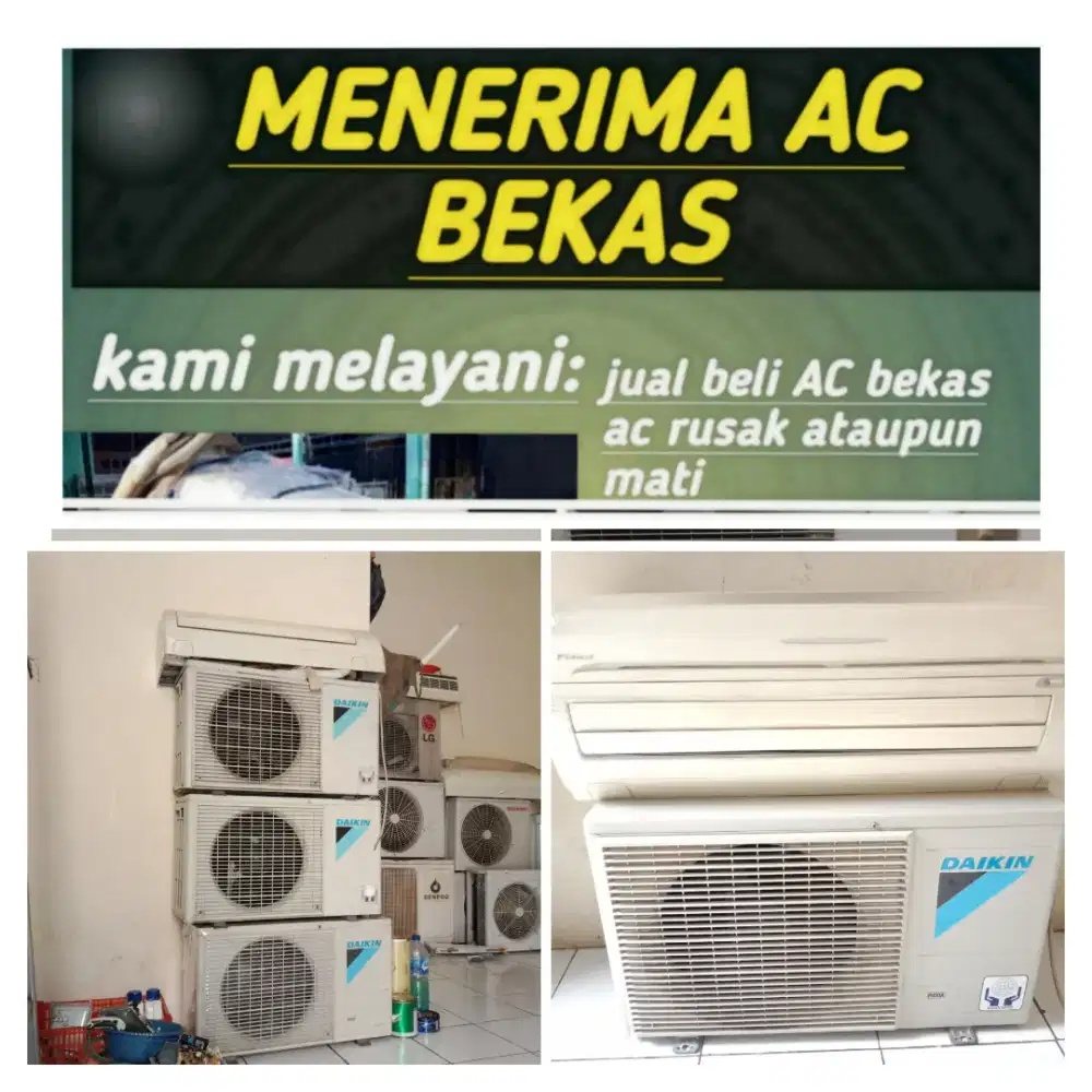 Terima ac bekas rusak