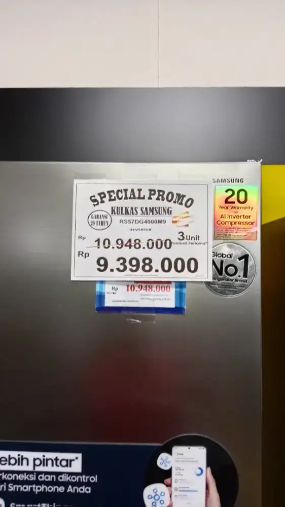 SAMSUNG KULKAS INVERTER BISA CICIL TANPA DP TANPA SURVEY