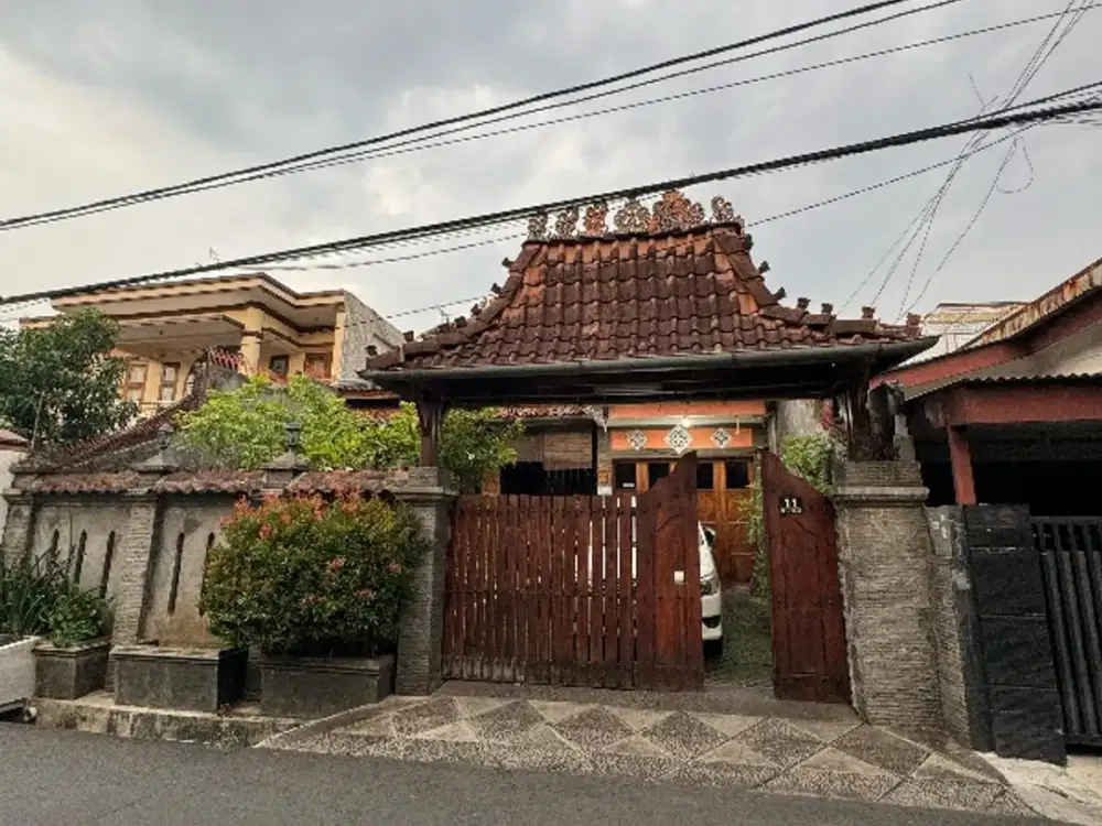 JUAL CEPAT RUMAH JOGLO FULL JATI DI UTAN KAYU