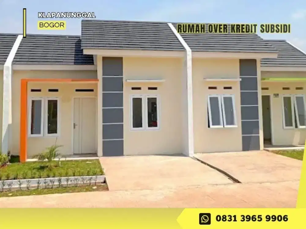 Over Kredit rumah Subsidi 39JT dkt Tol di Pesona Kahuripan 1