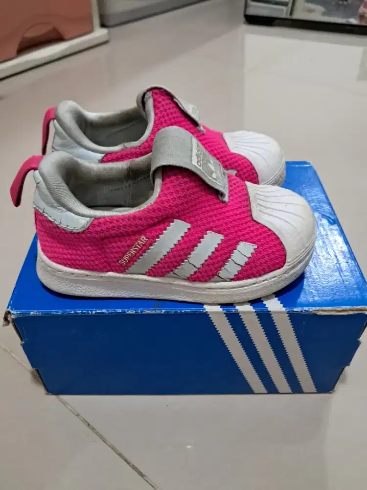 Adidas superstar 360 pink sz 21