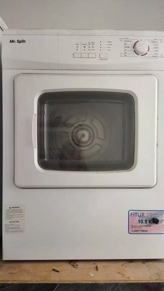 Dijual pengering / dryer konversi gas Mr. Spin. mulus, belum 1 tahun.