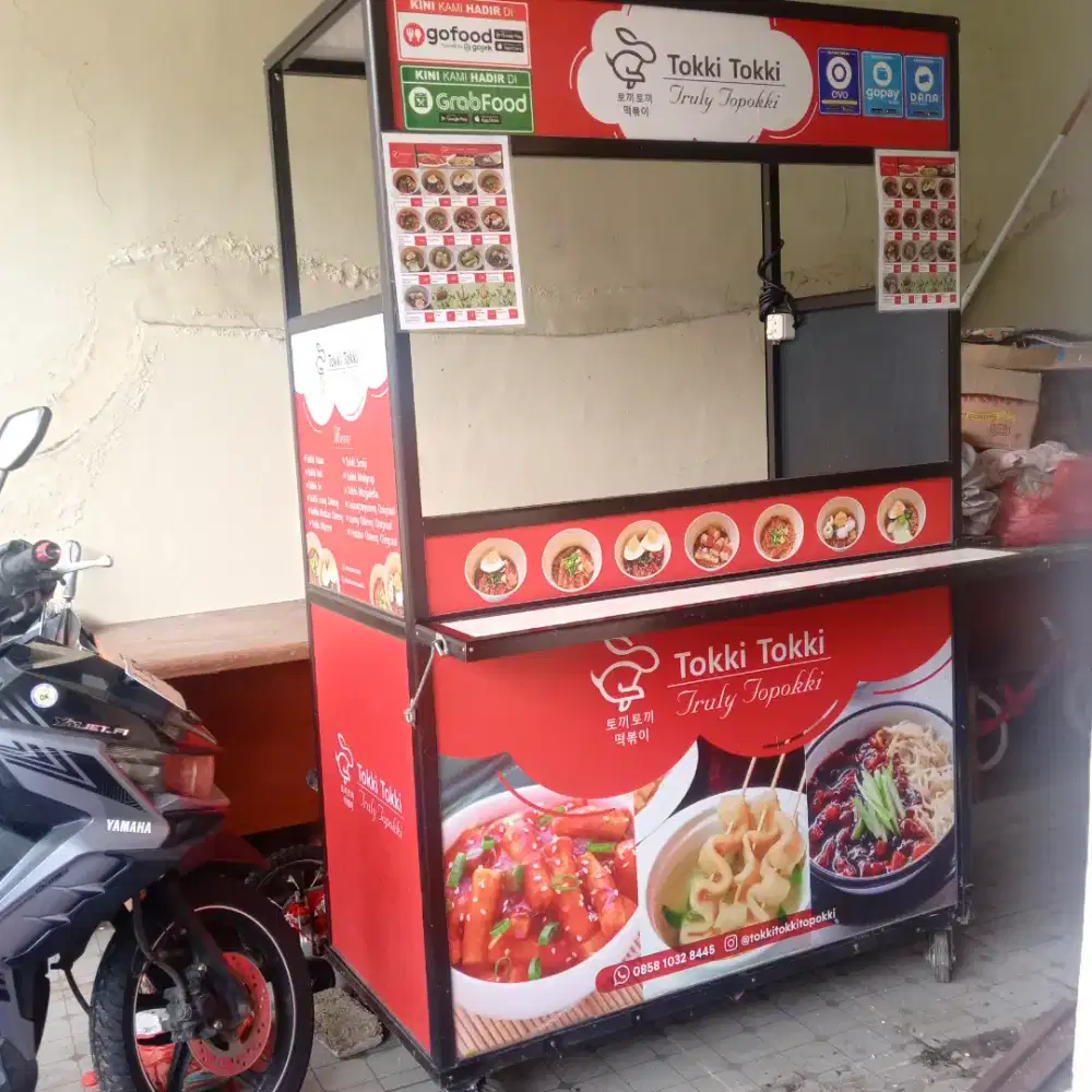Booth gerobak jualan