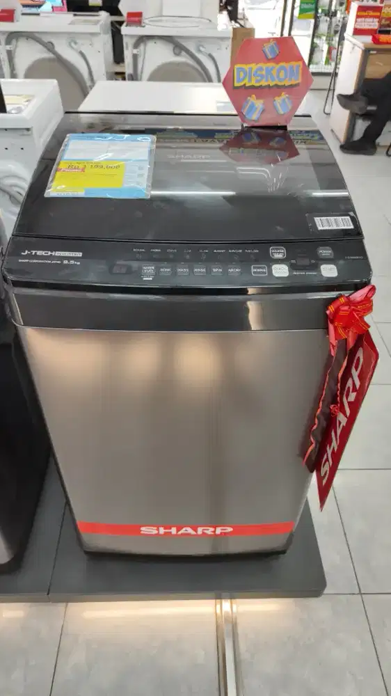 Mesin Cuci Sharp ES M8500XT 8.5Kg bisa dicicil pakai SPayLater Xtra