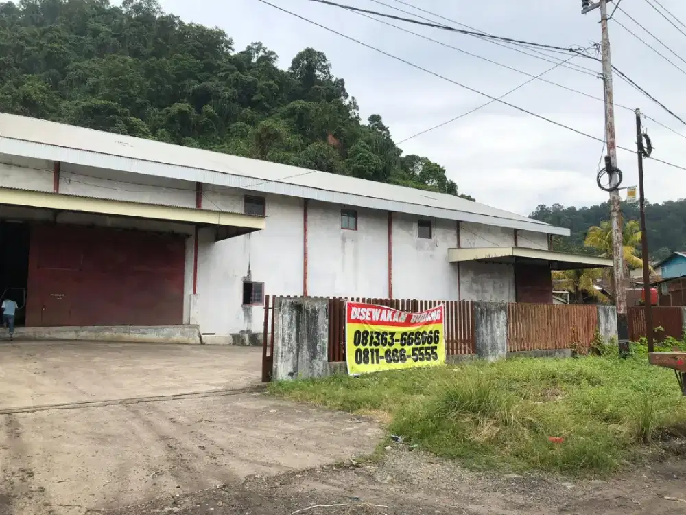 Dijual tanah & gudang ex gudang keramik