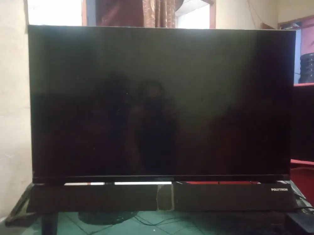 di jual tv led polytron 32 inch plus stb