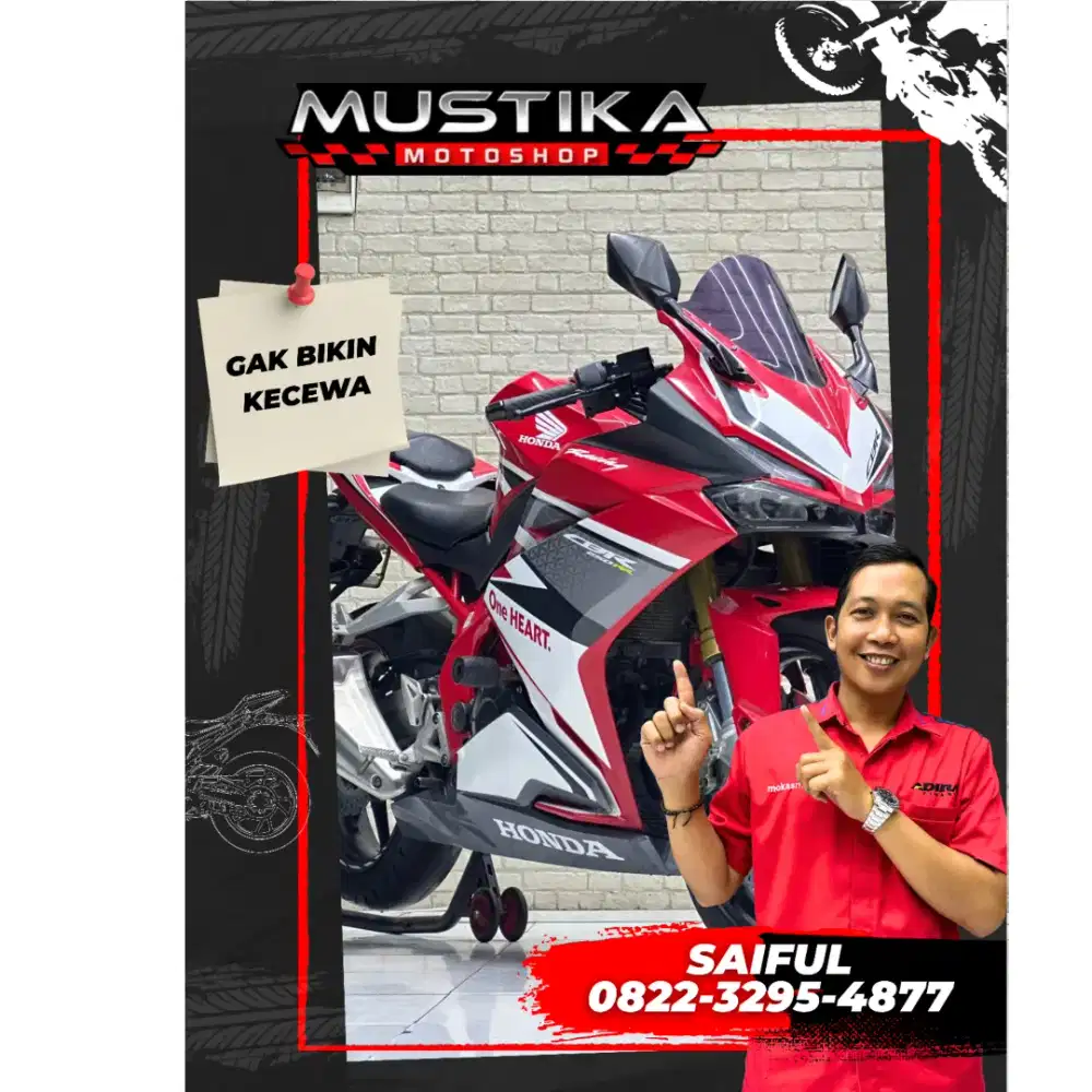Perfect Condition!!Honda CBR 250RR One Hart 2017 N Asli Mulus-Mustika