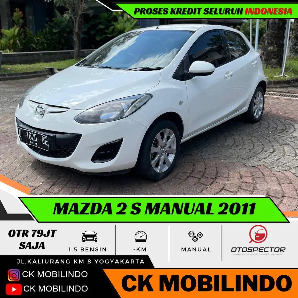 (Dp5jt) Mazda 2 S Manual 2011 MURAH Bisa Kredit