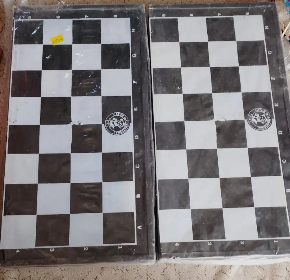 Baru papan catur lipat plastik chess board besar