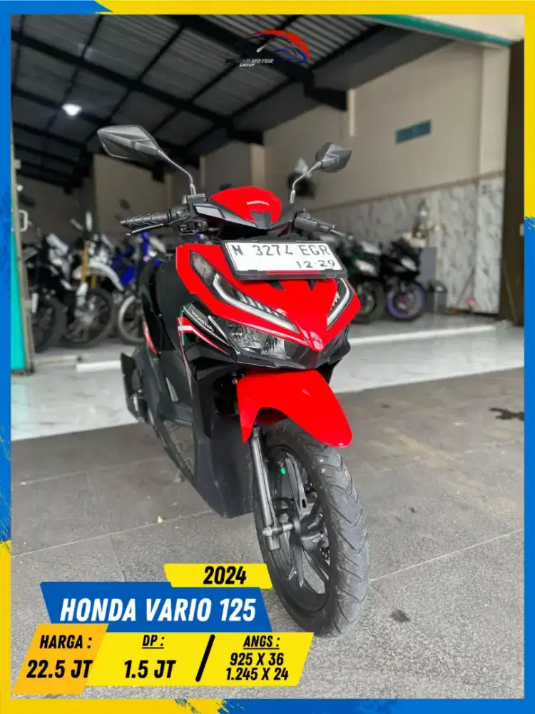 HONDA VARIO 125 2024 SIAP PAKAI MASZEEHH HIKMAH MOTOR KEPUH MALANG