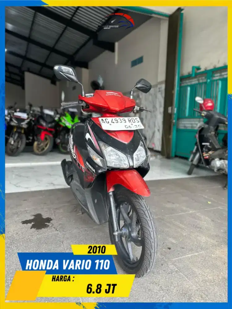 HONDA VARIO 110 2010 PLAT AG MURAH POLL HIKMAH MOTOR KEPUH MALANG