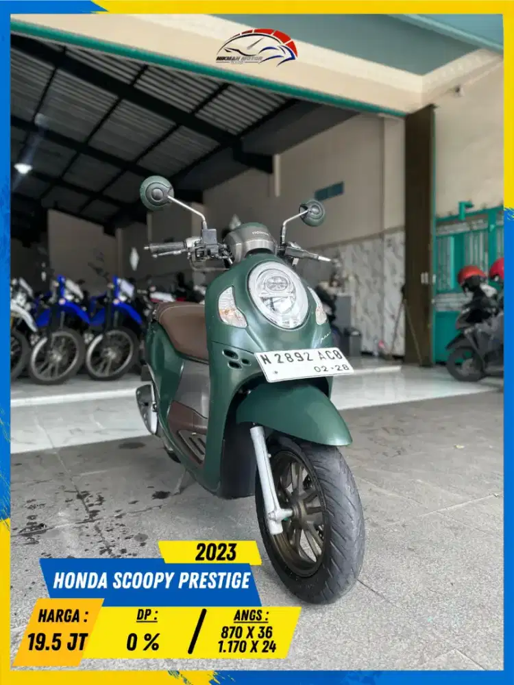 HONDA SCOOPY PRESTIGE 2023 MURMER BOSSKU HIKMAH MOTOR KEPUH MALANG