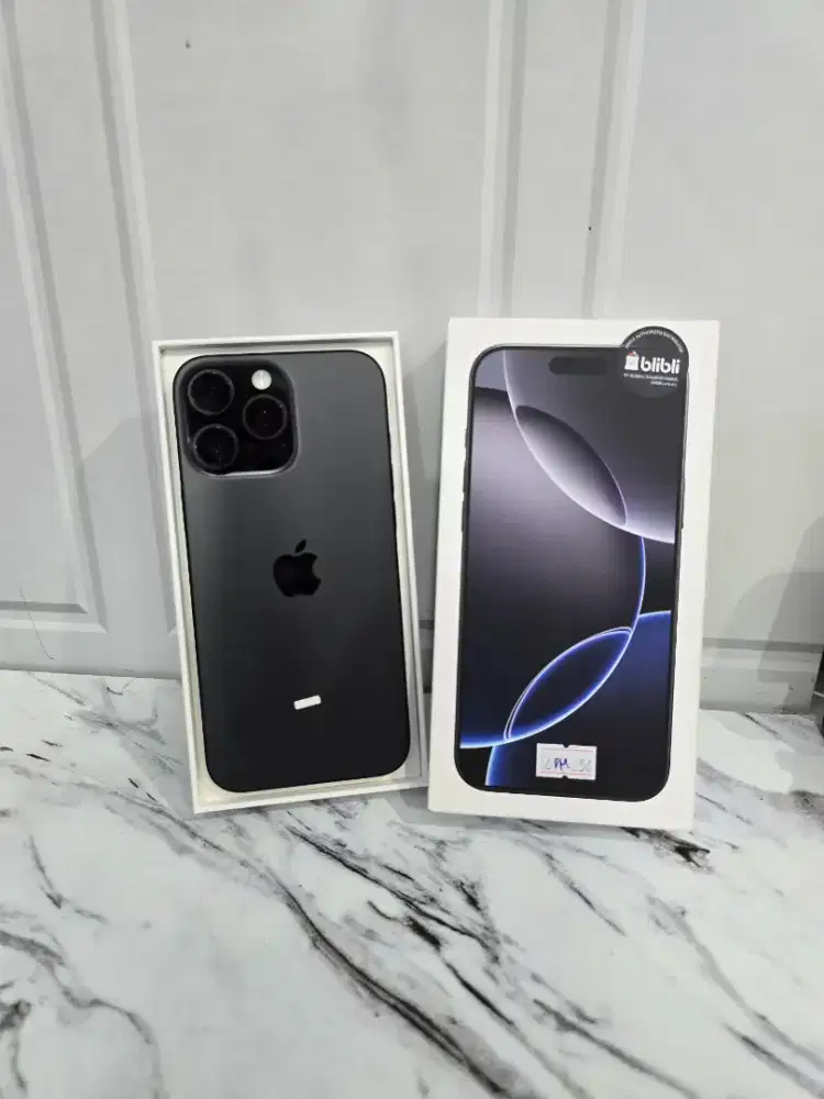 Iphone 16 pro max 256 gb ibox like new garansi panjang fullset