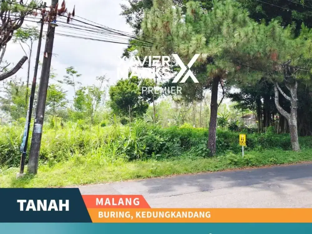 Unit Langka Dijual Tanah di Buring Kota Malang View Menajubkan