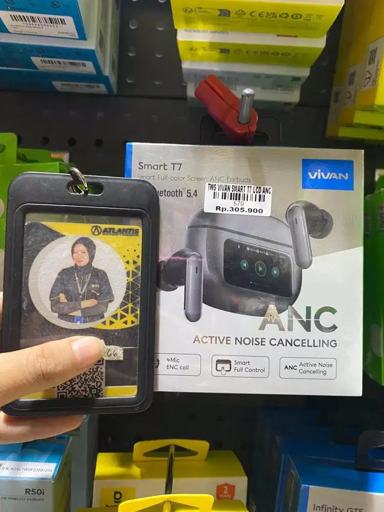 TWS VIVAN SMART T7 LCD ANC | ATLANTIS DAHSYAT