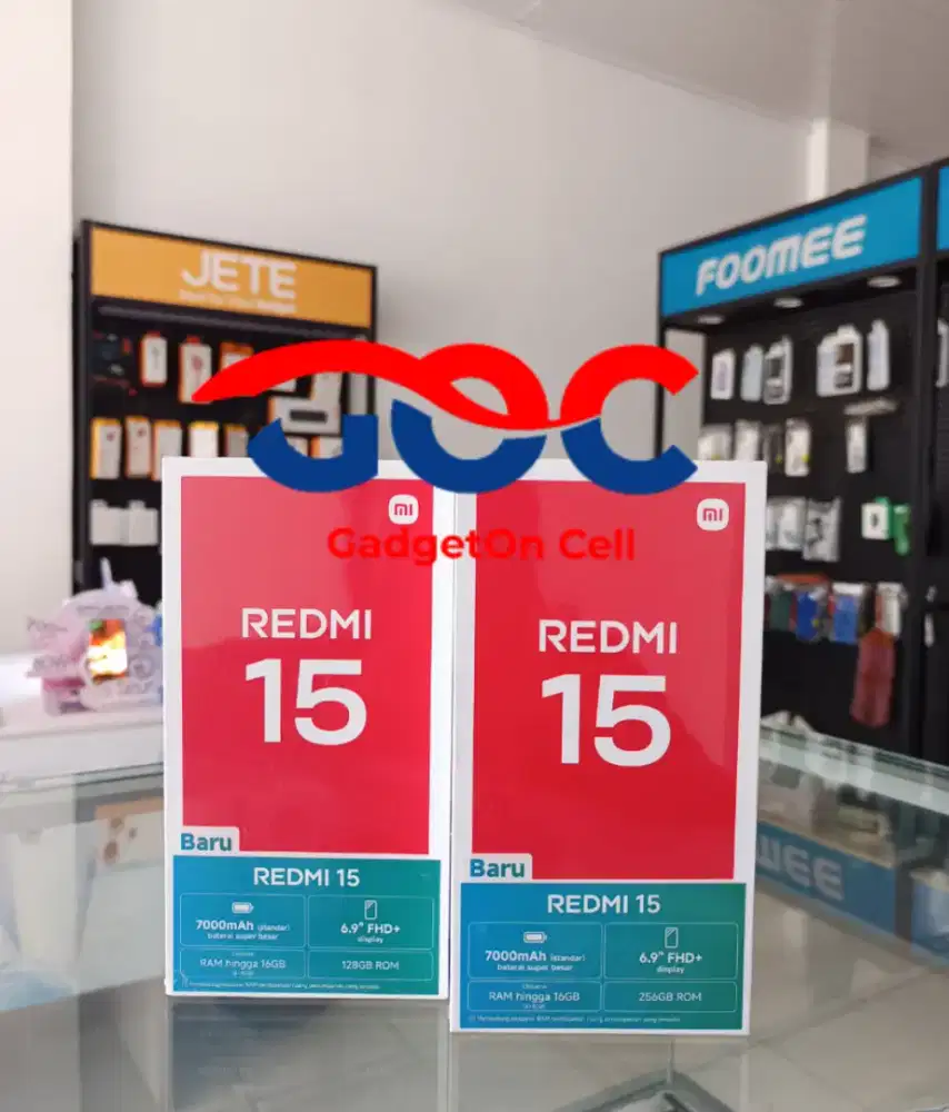 REDMI 15 8+8 /128 GARANSI RESMI