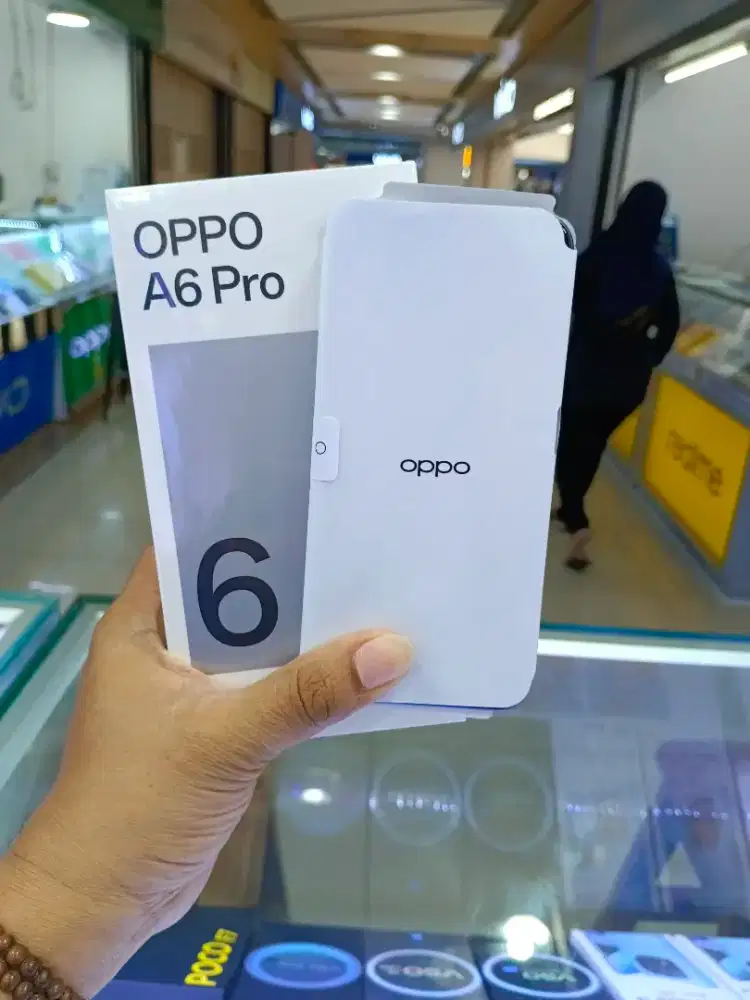 Oppo A6 Pro 8/128 Blue Super Duper Like New 100%(BNOB)Resmi Oppo