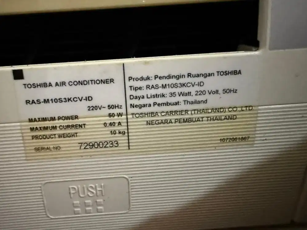 AC Toshiba Inverter 1 PK