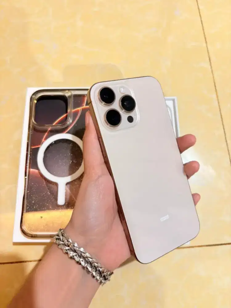 IPHONE 16 PROMAX 256GB IBOX DESSERT BH 100