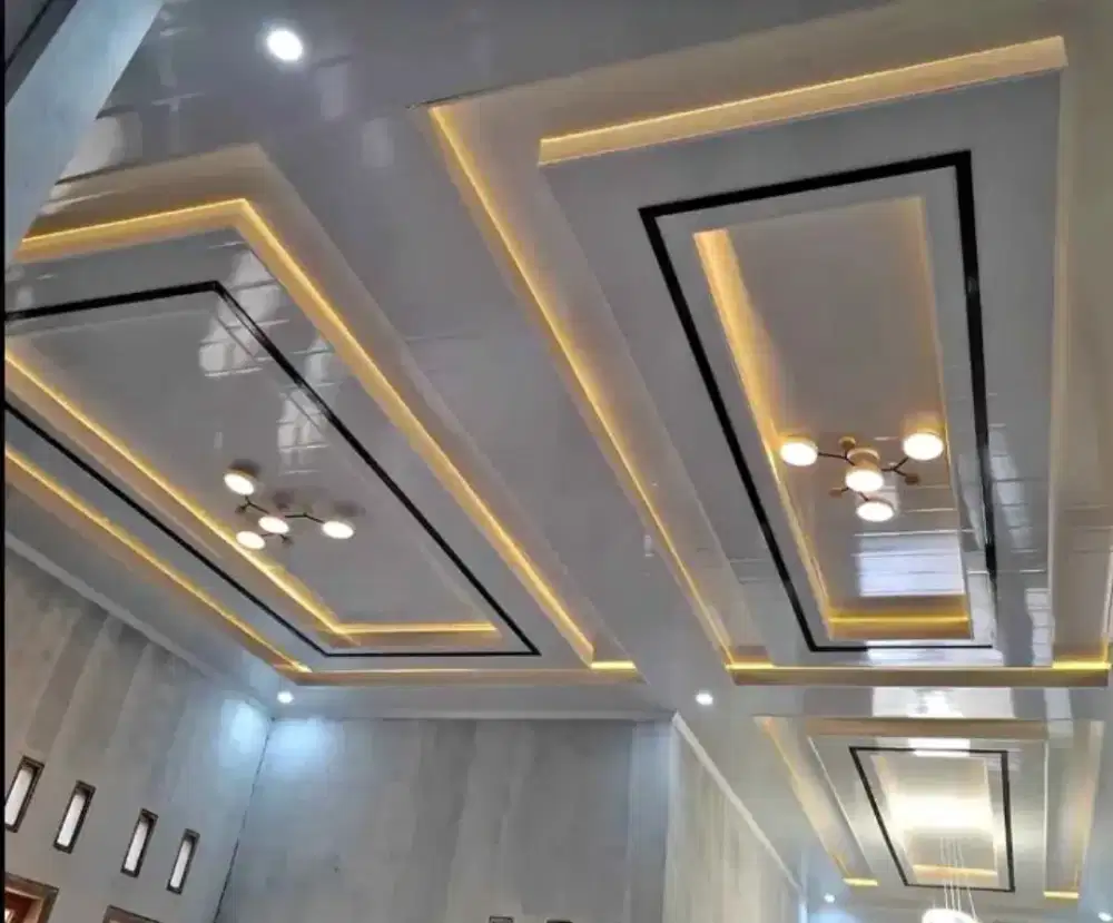 Plafon pvc bebas motif dan model