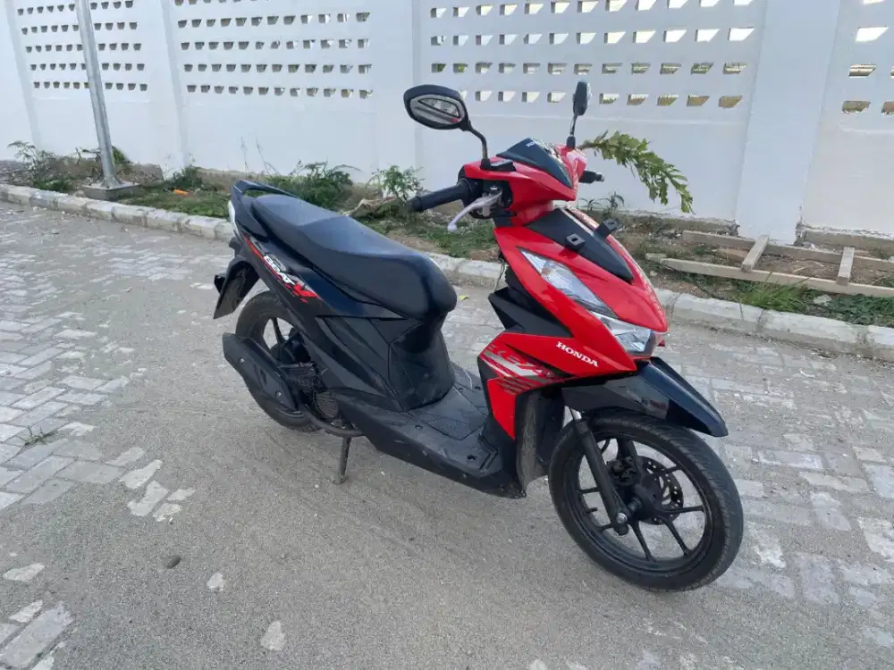 HONDA BEAT MERAH HITAM TAHUN 2022