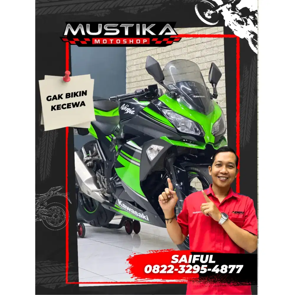 Perfect Condition!!Kawasaki Ninja 250 SE 2016 N Asli Mulus-Mustika