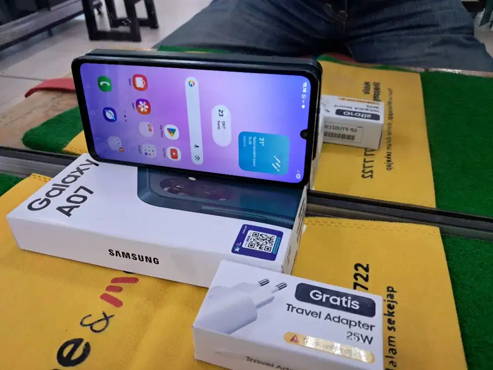 Samsung A 07 Ram 6/128 gb terbaru mulus lengkap