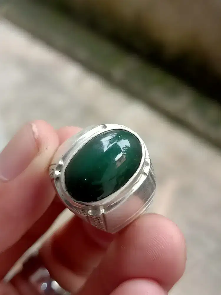 batu bacan Doko lawas ring perak