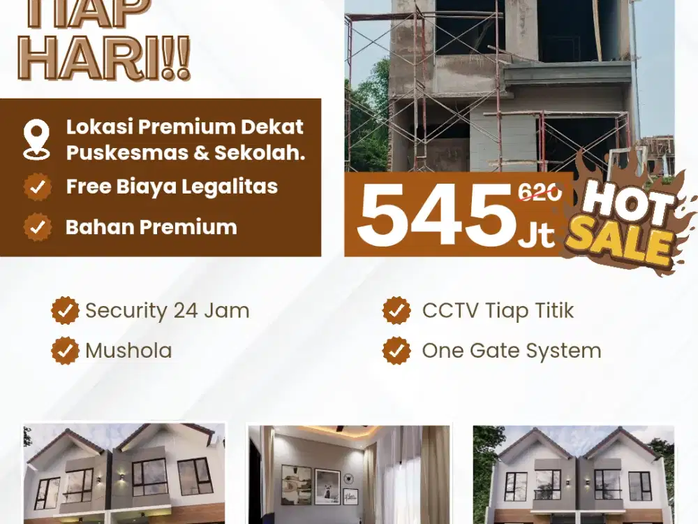 Rumah Model Scandinavian 500Jt-an Udah Dapet 2 Lantai!