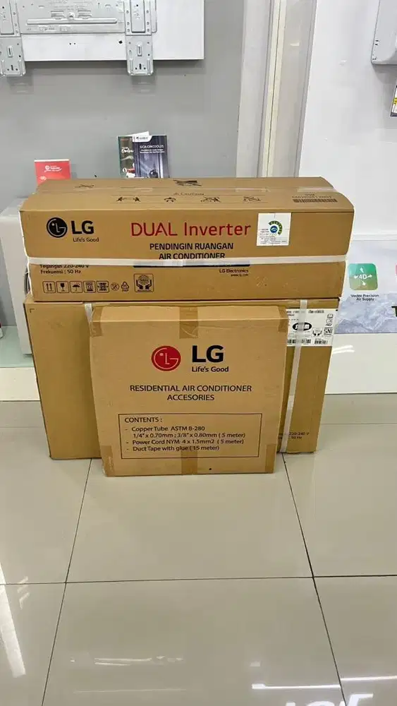 AC LG DUAL INVERTER 1PK