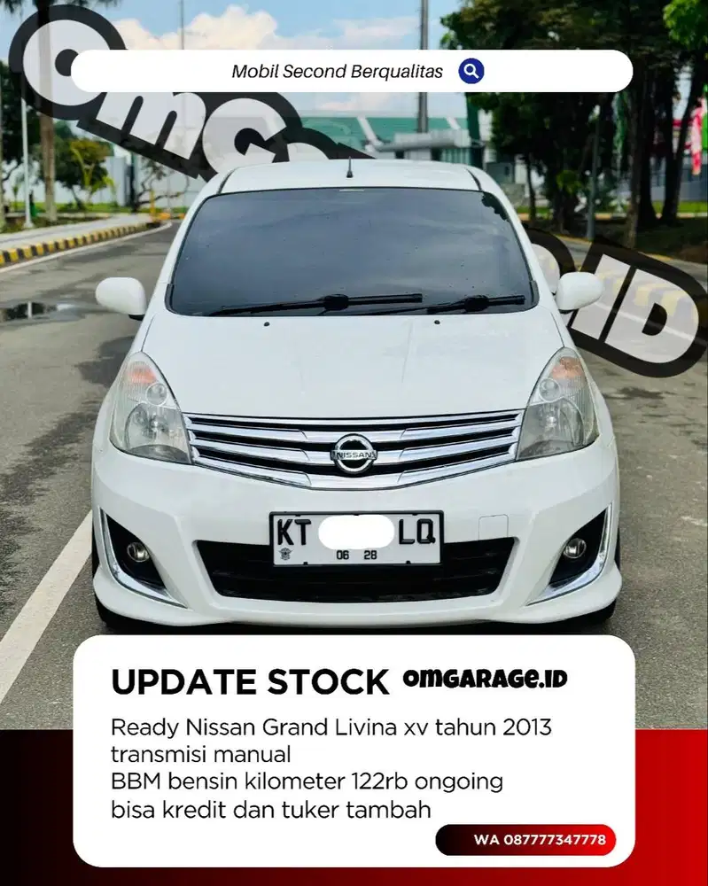Nissan Grand Livina XV 2013 Manual Kondisi Istimewa Sangat Terawat