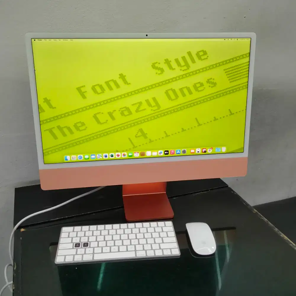 iMAC 24-inch 2021 Chip M1 RAM 8GB SSD 256GB ( Second )