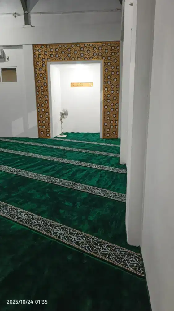 Tersedia Karpet sajadah Masjid import pembelian menyesuaikan kebutuhan