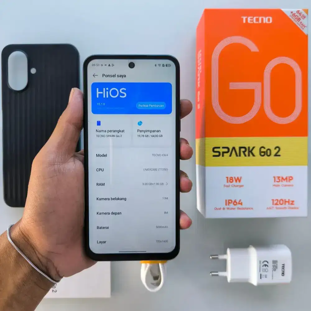 Jual BU Tecno spark go 2 3/64